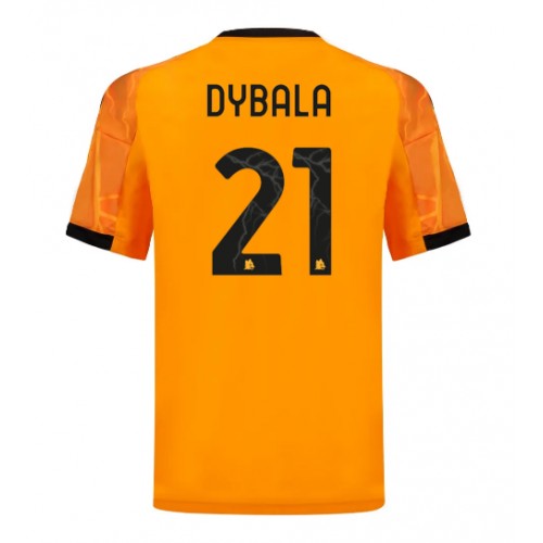 Maglia Calcio AS Roma Paulo Dybala #21 Seconda Divisa 2025-26 Manica Corta